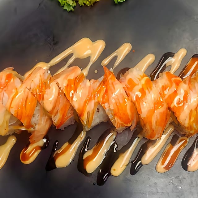 Pink Dragon Roll.