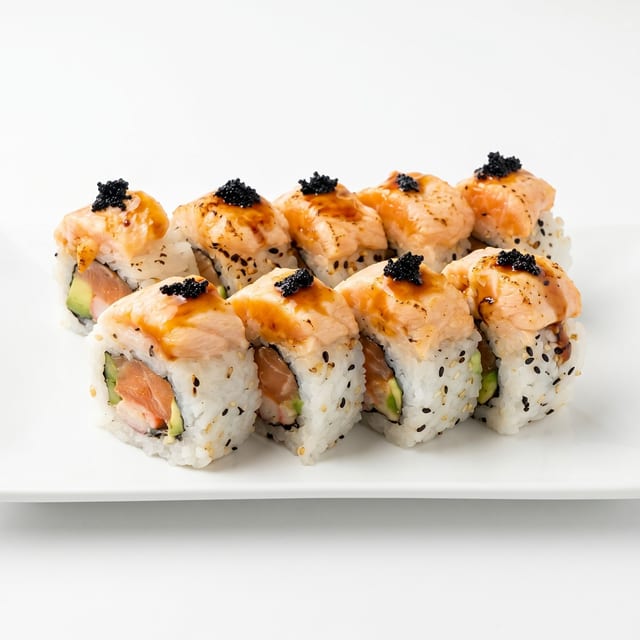 Slippery Salmon Roll.