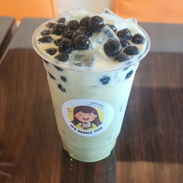 Green Tea Boba.