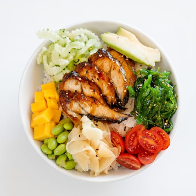 Eel (Unagi Don) Poke Bowl.